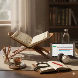 Quran Memorization – Daily habits that help students memorize the Quran effectively.