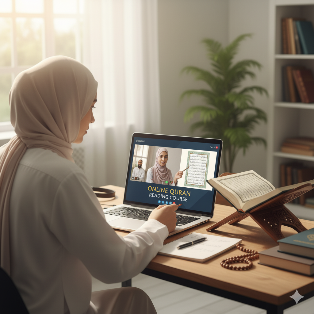 Quran Reading Course for beginners – Learn to read Quran step by step online.